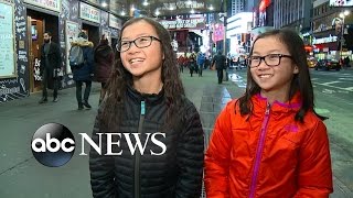 Identical Twins Reunited on GMA Explore NYC Together [upl. by Trebo]