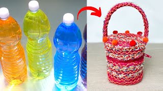 Amazing recycle plastic bottle  Reuse plastic bottle craft idea  I made a lot and sold them all [upl. by Oralie]