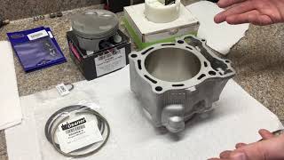 Project YFZ 450 Piston and cylinder replacement  Wossner  Powerseal  WPC treatment [upl. by Romeo]