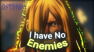 I Have No Enemies Vinland Saga「AMVEDIT」 [upl. by Fifine907]