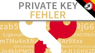 5 FEHLER beim Speichern von einem Private Key [upl. by Nylauqcaj]