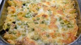 Pasta al forno con piselli e salsiccia [upl. by Calista]