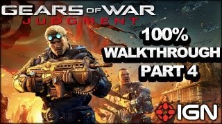 Gears of War Judgment Walkthrough  Great Hall  Declassified Mission and Cog Tag Part 4 [upl. by Ociral]