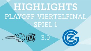 Highlights UHC WaldkirchSt Gallen vs GC Unihockey [upl. by Kakalina]