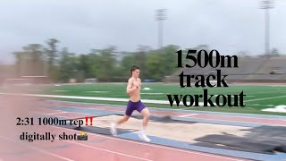 1500M TRACK WORKOUT [upl. by Ailimat]