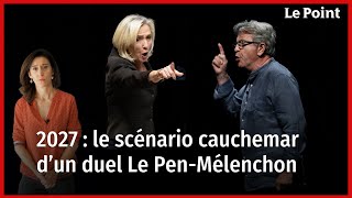 Présidentielle 2027  le scénario cauchemar d’un duel Le PenMélenchon [upl. by Ltihcox921]