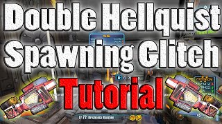 Borderlands 2  Fast Bee Shield Farming Using Double Hellquist Spawning Glitch  Tutorial [upl. by Annazus]