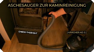 Aschesauger zur Kaminreinigung  Kärcher AD 2 [upl. by Liryc]