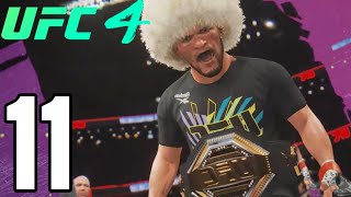 UFC 4 Career Mode Walkthrough Part 11  KHABIB NURMAGOMEDOV [upl. by Aikrehs]