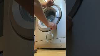 Hacked  open washer with broken latch [upl. by Ul]