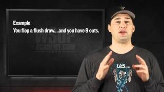 WSOP Academy Chapter 3  Lesson 04  Rule of 4 amp 2 [upl. by Bonnee]