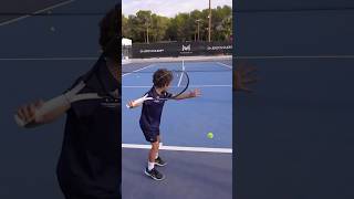 A key forehand tip is to have your preparation finished very early ⏱️ tennis forehand tennistips [upl. by Anil]