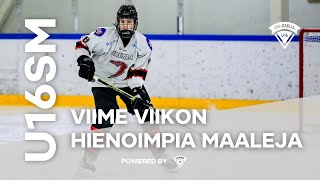 Videolla U16 SMsarjan TOP 5 maalit viime viikolta [upl. by Naihtsirc]