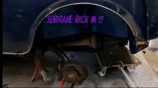 mini mpi budget build we sort the boot floor and subframe out [upl. by Macdougall728]