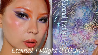 NEW ODENS EYE LUMINOUS SHADOW COLLECTION ETERNAL TWILIGHT PALETTE 3 LOOKS [upl. by Enneyehc55]