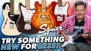 New Squier Affinity Guitars  Try Something New for Less [upl. by Palila610]