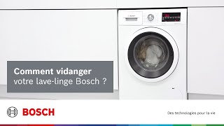 Comment vidanger votre lavelinge Bosch [upl. by Maloney489]