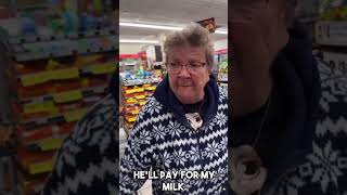 ANGRY GRANDMA STEALS AT THE STORE [upl. by Dnalloh]