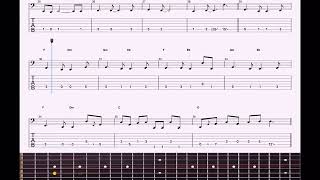 Mala Hierba  Alejandra Guzmán  Sheet Music amp Bass TAB [upl. by Par545]