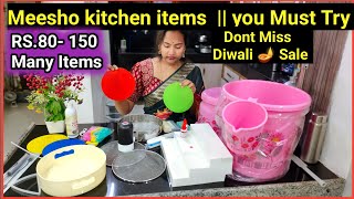 MEESHO kitchen items amp gadgets haul👍Very Useful Products for every house😍Under Budget starts Rs86 [upl. by Danit424]