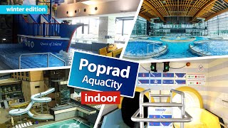 Aquacity Poprad Slovakia 20022023 4K [upl. by Hgielac899]