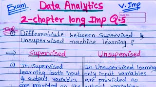 tybsc data analytics long imp questions of 2nd chapter for university exam 2023\sppu theory exam [upl. by Aicissej75]