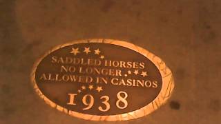 Sign Saddled horses no longer allowed in LV NV casinos 20150308 221034 [upl. by Aikahc]