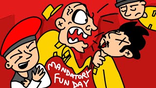 Mikeburnfire Animated  Mandatory Fun Day [upl. by Atworth]