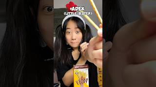 ADEKKU MAKAN POCKY GADAK AKHLAK [upl. by Ylreveb674]