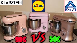 LIDL vs ALDI vs KLARSTEIN robot de cuisine pâtissier SILVERCREST Artisan type kitchenaid [upl. by Fates857]