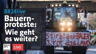 Bauern auf den Barrikaden Wie steht es um die Landwirtschaft  Münchner Runde  BR24live [upl. by Neall]