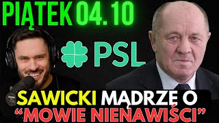 PIĄTEK 4 PADZIERNIKA 2024 SPRAWKI RANO  Bunt PSLu w Uśmiechniętej Koalicji Biskup poucza Papieża [upl. by Apple]