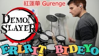 Demon Slayer OP LISA  Gurenge DRUM COVER [upl. by Phila836]