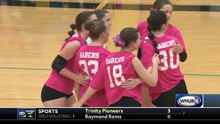 Souhegan volleyball wins against ConVal [upl. by Strader]