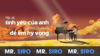 Tự Lau Nước Mắt  Mr Siro Official Lyrics Video [upl. by Phillips]