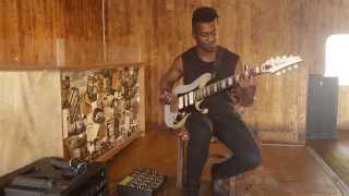 Guitar Lesson Tosin Abasi on eightstring guitar chord shapes [upl. by Lrat]