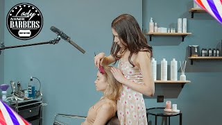 ASMR Head Massage by Barber Lady Milena [upl. by Kluge]