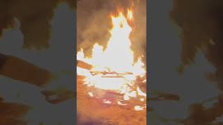 Dangerous Fire farm farmer farming farmlife homestead fire funny homesteading forrestfire [upl. by Adnuhsar]