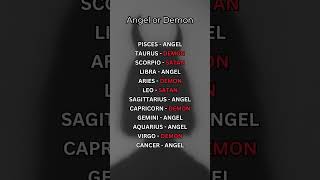 Angel or Demon astrology zodiac [upl. by Jonah406]