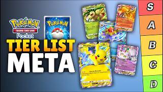 TIER LIST  TOP des MEILLEURS DECKS META sur POKEMON TCG POCKET [upl. by Nnayllehs]