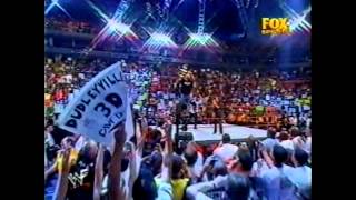 Stone Cold Steve Austin Entrance Raw 230701 First Raw After Invasion [upl. by Kienan517]