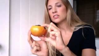 How to eat Persimmon Fuyu variety [upl. by Loats994]