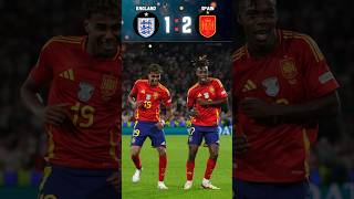 Spain 🇪🇸 vs England 🏴󠁧󠁢󠁥󠁮󠁧󠁿🏆⚔️ EURO Final Full Highlights football shorts highlights [upl. by Alimak]