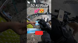 💕😍50 ki Ride rapido uber ola olaearning olabiketaxi earning biketaxiearning ‎AFUVlogs1 [upl. by Samaj]