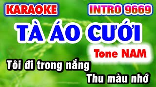 Karaoke Tà Áo Cưới  Tone Nam 2023  Karaoke Nhạc Sống 9669 KLA mới nhất [upl. by Morse261]