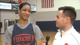 Alexis Peterson and Briana Day at the NCAA Tournament  Syracuse Womens Basketball [upl. by Attenoj420]