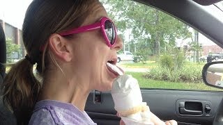 Licking Ice Cream Cone Funny Faces [upl. by Romano]