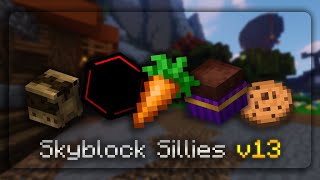 Gardening amp Getting RNG Carried Skyblock Sillies v13 [upl. by Tnilk]