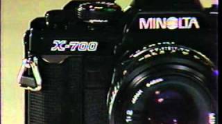 Minolta XGA amp X700 TV Commercial Shutan Camera 1982 [upl. by Mirella]