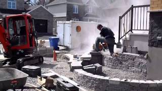 landscaping Permacon Kubota [upl. by Eycats]